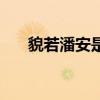 貌若潘安是什么意思（貌若潘安釋義）