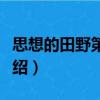 思想的田野第二季（關(guān)于思想的田野第二季介紹）