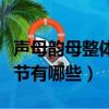 聲母韻母整體認(rèn)讀音節(jié)（聲母韻母整體認(rèn)讀音節(jié)有哪些）