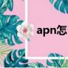 apn怎么設置（怎么設置apn）