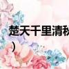 楚天千里清秋原文（楚天千里清秋原文及譯文）