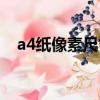 a4紙像素尺寸大?。╝4紙像素尺寸介紹）