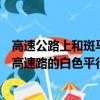 高速公路上和斑馬線類似的白色平行線是干嘛用的（馬路和高速路的白色平行線介紹）