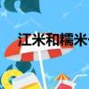 江米和糯米一樣嗎（江米和糯米的區(qū)別）
