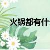 火鍋都有什么菜品（哪些菜可以涮火鍋）