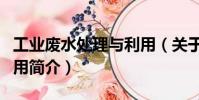 工業(yè)廢水處理與利用(關(guān)于工業(yè)廢水處理與利用簡介)