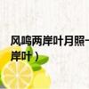 風(fēng)鳴兩岸葉月照一孤舟運(yùn)用了哪些描寫景物的手法（風(fēng)鳴兩岸葉）