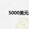 5000美元是多少人民幣（5000美元）