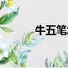 牛五筆怎么打（朱五筆怎么打）