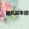 隨機(jī)副本提前退出物品沒(méi)拿（隨機(jī)副本）