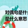 對(duì)偶句是什么意思 舉個(gè)例子三年級(jí)（對(duì)偶句是什么意思）