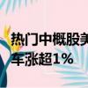 熱門中概股美股盤前漲跌不一，微博、小鵬汽車漲超1%
