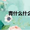 青什么什么藍(lán)的成語（青什么什么藍(lán)）