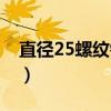 直徑25螺紋鋼一米多重（25螺紋鋼一米多重）
