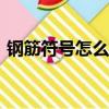 鋼筋符號怎么輸入cad（鋼筋符號怎么輸入）