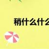 稍什么什么籌四字詞（稍什么什么籌）