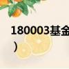 180003基金凈值查詢今天最新凈值（18000）