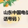 山東中國電信客服電話號碼（中國電信客服電話號碼）