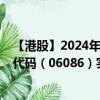 【港股】2024年07月24日上市公司名稱（方舟健客）股票代碼（06086）實時行情