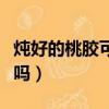 燉好的桃膠可以放幾天（燉好的桃膠隔夜能吃嗎）