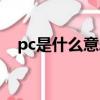 pc是什么意思網絡流行用語（pc是什么）