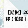 【期貨】2024年08月13日代碼（SND）名稱（倫錫）最新實(shí)時數(shù)據(jù)