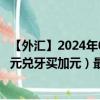 【外匯】2024年08月14日代碼（CADJMD）名稱（加拿大元兌牙買加元）最新數(shù)據(jù)