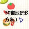 50畝地是多少平方米公里（50畝地是多少平方米）