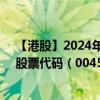 【港股】2024年08月15日上市公司名稱（鴻興印刷集團(tuán)）股票代碼（00450）實(shí)時行情