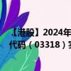 【港股】2024年08月31日上市公司名稱(chēng)（中國(guó)波頓）股票代碼（03318）實(shí)時(shí)行情