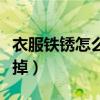 衣服鐵銹怎么洗掉小妙招（衣服上鐵銹怎么洗掉）
