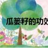瓜簍籽的功效與作用（瓜簍子功效與作用）