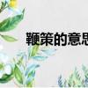 鞭策的意思(表準(zhǔn)答案)（鞭策的意思）