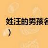 姓汪的男孩名字洋氣四個字（姓汪的男孩名字）