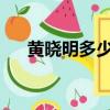 黃曉明多少歲了2023（黃曉明多少歲）