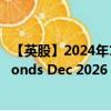 【英股】2024年10月08日代碼（D26A）名稱（iShares iBonds Dec 2026 Term USD Corp UCITS ETF Accum