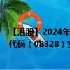 【港股】2024年10月10日上市公司名稱（信義儲電）股票代碼（08328）實時行情