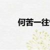 何苦一往情深歌詞（何苦一往情深）