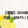 【港股】2024年10月13日上市公司名稱(chēng)（堅(jiān)寶國(guó)際）股票代碼（00675）實(shí)時(shí)行情