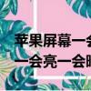 蘋果屏幕一會亮一會暗怎么回事（蘋果7屏幕一會亮一會暗）