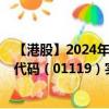 【港股】2024年10月15日上市公司名稱（創(chuàng)夢天地）股票代碼（01119）實時行情
