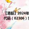 【港股】2024年10月15日上市公司名稱（樂華娛樂）股票代碼（02306）實時行情