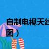 自制電視天線示意圖大全（自制電視天線示意圖）