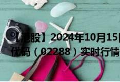 【港股】2024年10月15日上市公司名稱(chēng)（宏基資本）股票代碼（02288）實(shí)時(shí)行情