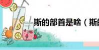 斯的部首是啥(斯的部首)