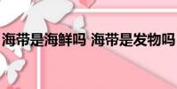 海帶是海鮮嗎 海帶是發(fā)物嗎(海帶是發(fā)物嗎)