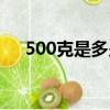 500克是多少兩多少斤（500克是多少）
