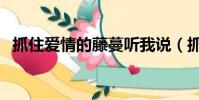 抓住愛情的藤蔓聽我說(抓住愛情的藤蔓)