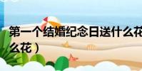 第一個結(jié)婚紀(jì)念日送什么花(結(jié)婚紀(jì)念日送什么花)