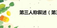 第三人稱敘述(第三人稱)